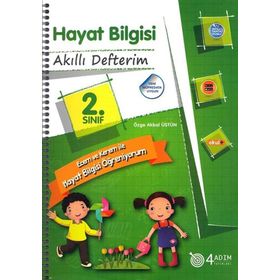 4 Adım Yayınları 2. Sınıf Hayat Bilgisi Akıllı Defterim