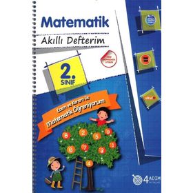 4 Adım Yayınları 2. Sınıf Matematik Akıllı Defterim