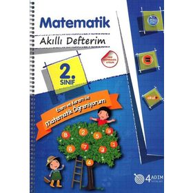 4 Adım Yayınları 2. Sınıf Matematik Akıllı Defterim