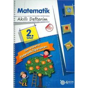 4 Adım Yayınları 2. Sınıf Matematik Akıllı Defterim