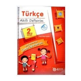 4 Adım Yayınları 2. Sınıf Türkçe Akıllı Defterim