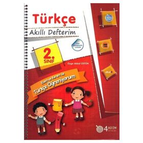 4 Adım Yayınları 2. Sınıf Türkçe Akıllı Defterim