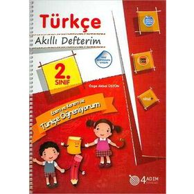 4 Adım Yayınları 2. Sınıf Türkçe Akıllı Defterim
