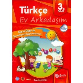 4 Adım Yayınları 3. Sınıf Türkçe Ev Arkadaşım
