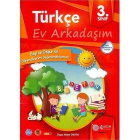 4 Adım Yayınları 3. Sınıf Türkçe Ev Arkadaşım