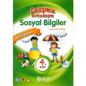 4 Adım Yayınları 4. Sınıf Sosyal Bilgiler Çalışma Arkadaşım