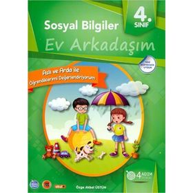 4 Adım Yayınları 4. Sınıf Sosyal Bilgiler Ev Arkadaşım