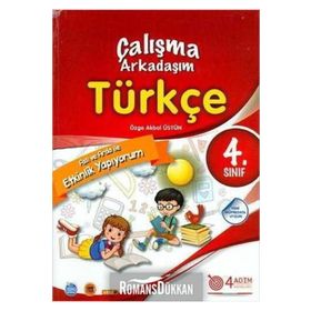 4 Adım Yayınları 4. Sınıf Türkçe Çalışma Arkadaşım