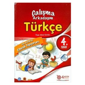 4 Adım Yayınları 4. Sınıf Türkçe Çalışma Arkadaşım