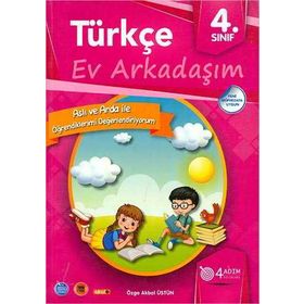 4 Adım Yayınları 4. Sınıf Türkçe Ev Arkadaşım