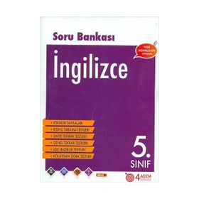 4 Adım Yayınları 5. Sınıf İngilizce Soru Bankası
