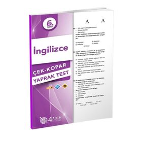 4 Adım Yayınları 6. Sınıf İngilizce Çek Kopar Yaprak Test