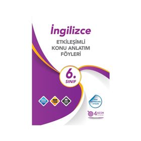 4 Adım Yayınları 6. Sınıf İngilizce Etkileşimli Konu Anlatım Föyleri