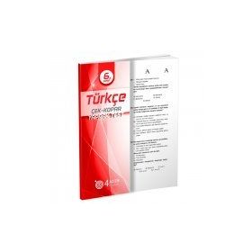 4 Adım Yayınları 6. Sınıf Türkçe Çek Kopar Yaprak Test