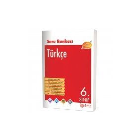 4 Adım Yayınları 6. Sınıf Türkçe Soru Bankası