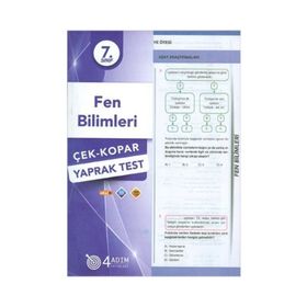 4 Adım Yayınları 7. Sınıf Fen Bilimleri Çek Kopar Yaprak Test