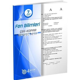 4 Adım Yayınları 7. Sınıf Fen Bilimleri Çek Kopar Yaprak Test