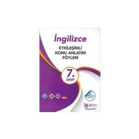 4 Adım Yayınları 7. Sınıf İngilizce Etkileşimli Konu Anlatım Föyleri