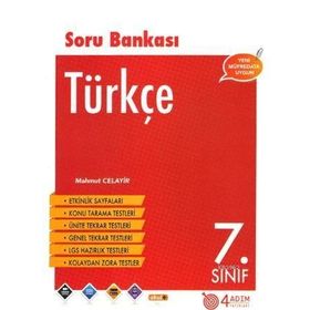 4 Adım Yayınları 7. Sınıf Türkçe Soru Bankası