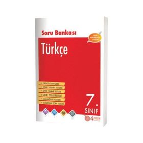 4 Adım Yayınları 7. Sınıf Türkçe Soru Bankası