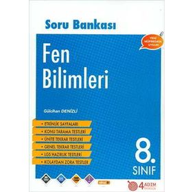 4 Adım Yayınları 8. Sınıf Fen Bilimleri Konu Tarama Testleri