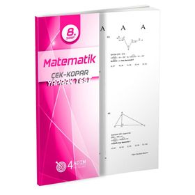 4 Adım Yayınları 8. Sınıf Matematik Çek Kopar Yaprak Test