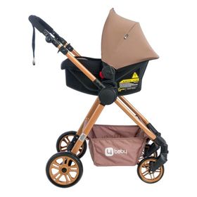 4 Baby AB 480-1 Kahve Cool Gold Travel Sistem Bebek Arabası