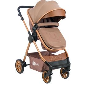 4 Baby AB 480-1 Kahve Cool Gold Travel Sistem Bebek Arabası