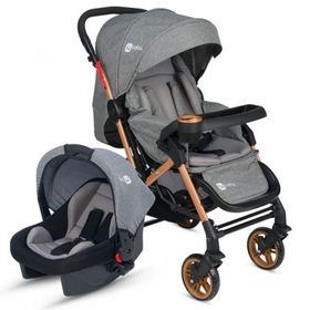 4 Baby AB440 Active Gold Travel Sistem Gri Bebek Arabası