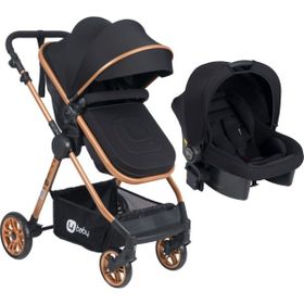 4 Baby AB480 Cool Gold Siyah Travel Sistem Bebek Arabası