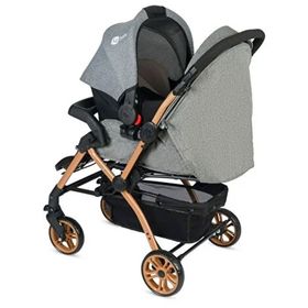 4 Baby Active Gold Plus Travel Sistem Gri Bebek Arabası