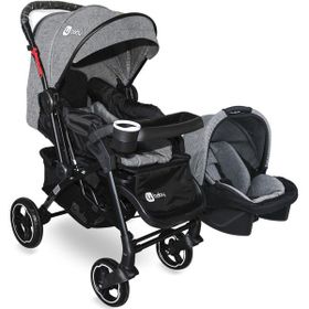 4 Baby Active Gold Plus Travel Sistem Gri Bebek Arabası