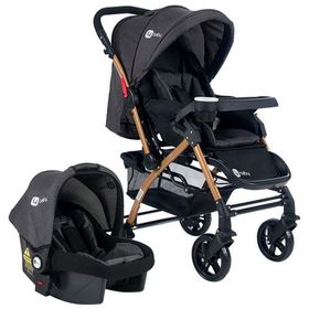 4 Baby Active Gold Siyah Çift Yönlü Bebek Arabası