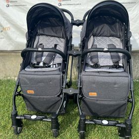 4 Baby İkiz Kabin Antrasit Bebek Arabası