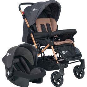 4 Baby Olympus Gold Antrasit Şase Çift Yönlü Bebek Arabası