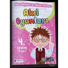 4 Boyut Yayınları Zeka Geliştirici Dikkat Arttıran Akıl Oyunları - 4. Seviye