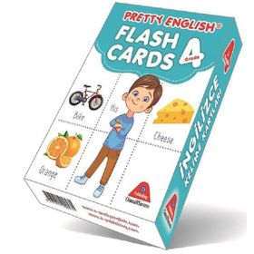 4. Grade Pretty English Flash Cards-D-Publishing