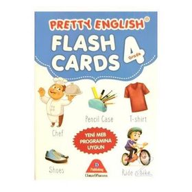 4. Grade Pretty English Flash Cards-D-Publishing