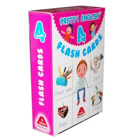 4. Grade Pretty English Flash Cards-D-Publishing