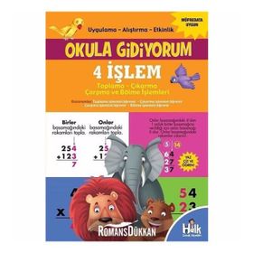 4 İşlem-Okula Gidiyorum-Kolektif