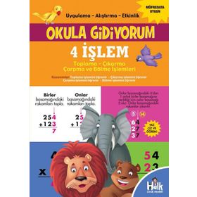 4 İşlem-Okula Gidiyorum-Kolektif