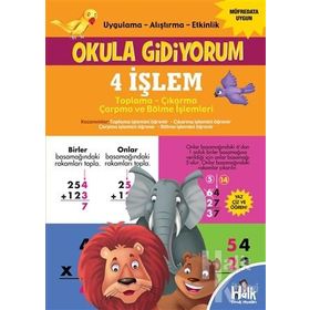 4 İşlem-Okula Gidiyorum-Kolektif