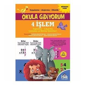 4 İşlem-Okula Gidiyorum-Kolektif