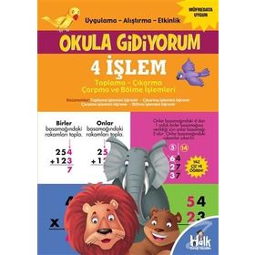 4 İşlem-Okula Gidiyorum-Kolektif