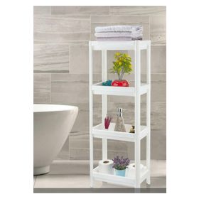 4 Katlı Plastik Raf Ünitesi