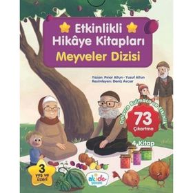 4 Kitaplı Etkinlikli Hikaye Kitapları Meyveler Dizisi Akide Şekeri Yayınları