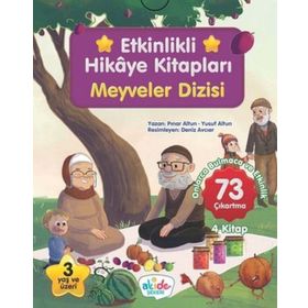 4 Kitaplı Etkinlikli Hikaye Kitapları Meyveler Dizisi Akide Şekeri Yayınları