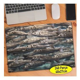 4 Okyanusun Derinliklerinde Balık Sürüsü 240 Parça Puzzle Yapboz