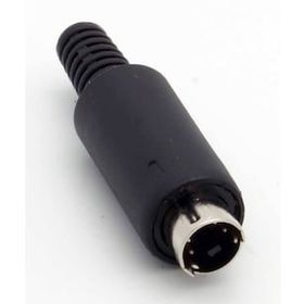 4 Pin Mini Din Erkek Konnektör