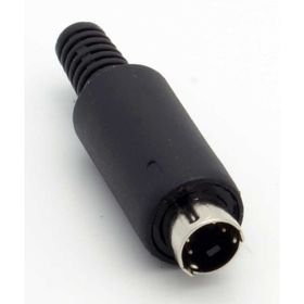4 Pin Mini Din Erkek Konnektör